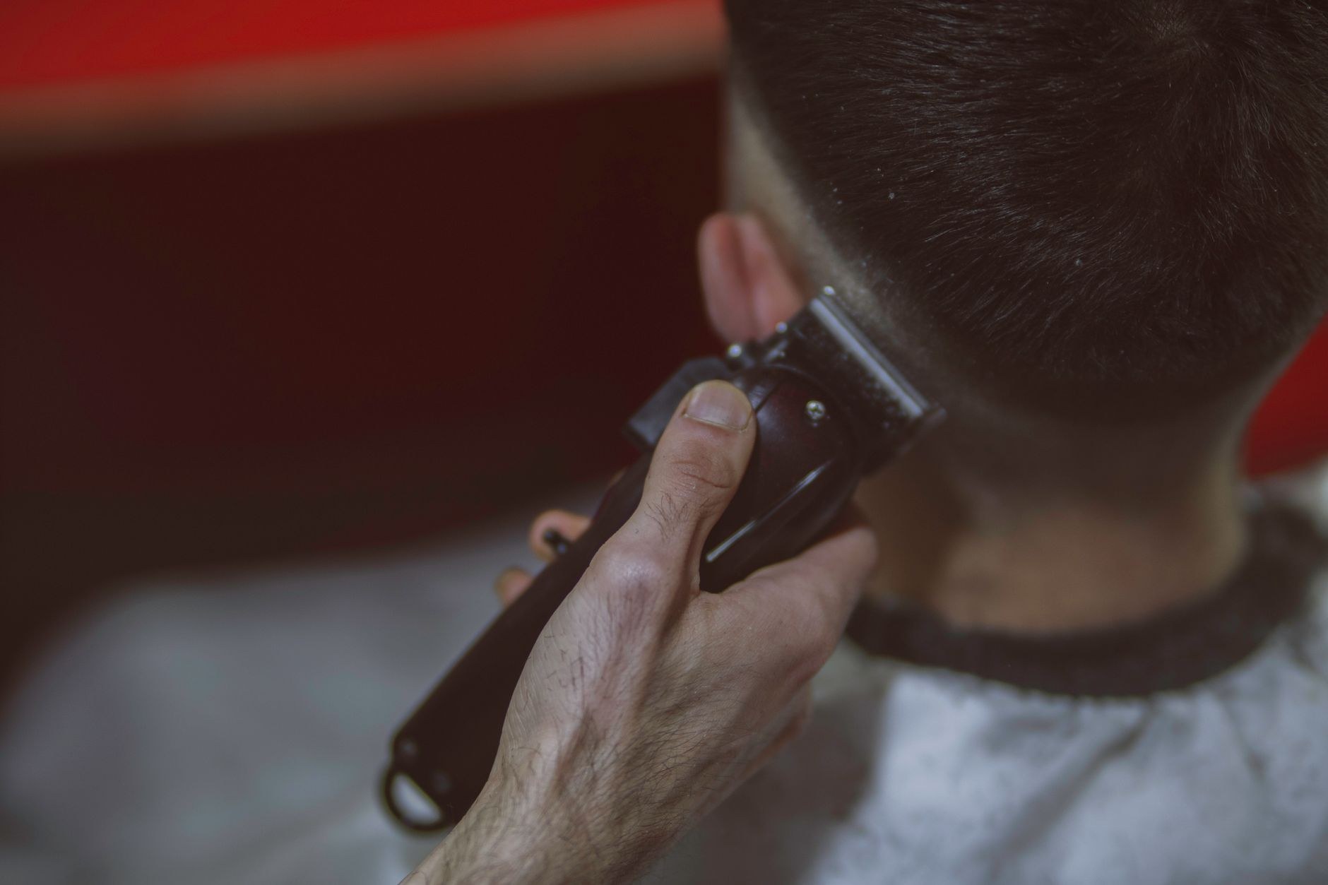 Fade taper on a client (sample image)